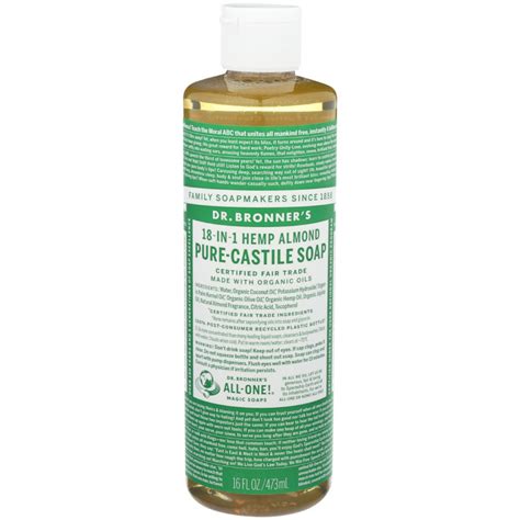 Dr Bronner S In Hemp Almond Pure Castile Soap Oz People S