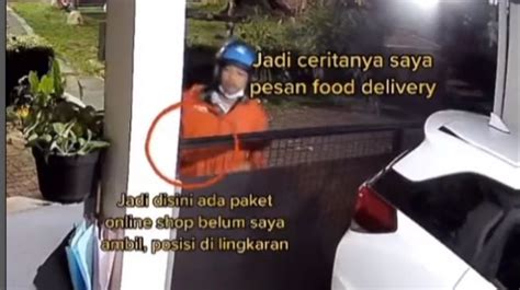 Viral Ojol Saat Antarkan Makanan Ke Pelanggan Bikin Publik Geram Aksi