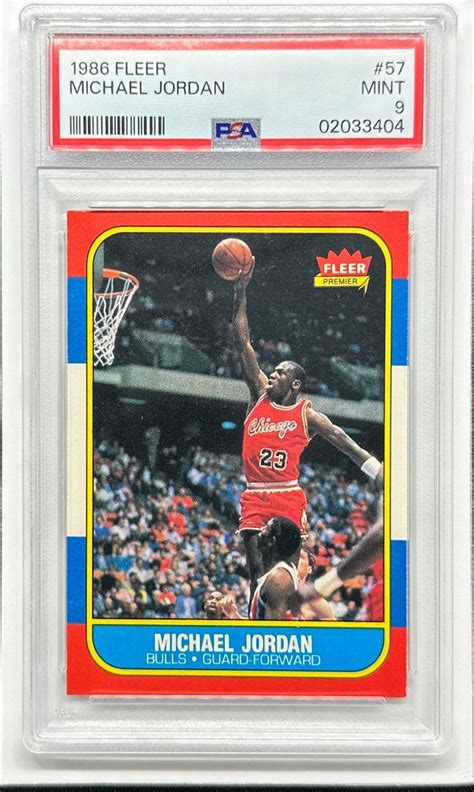 Fleer Michael Jordan Rookie Card Rc Psa Chicago Bulls