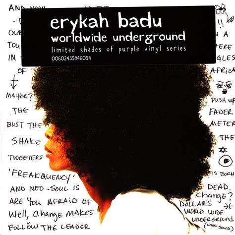 Erykah Baduworldwide Underground Reissue Purple Vinyl Lp Vinylvinyl