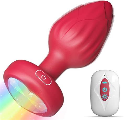 Amazon Anal Plug Vibrator Couples Sex Toys For Women Light Up Vibrating Butt Plug With 10
