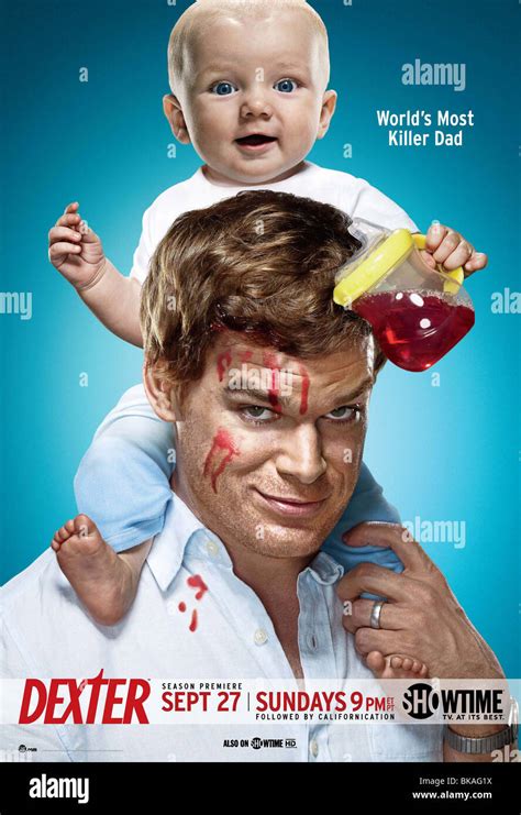 Dexter TV Series 2006 - ???? - USA 2009 - season 4 Michael C. Hall Poster Stock Photo - Alamy