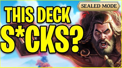 Can I Get Win Rate With A Bad Deck Sealed Gameplay Gods