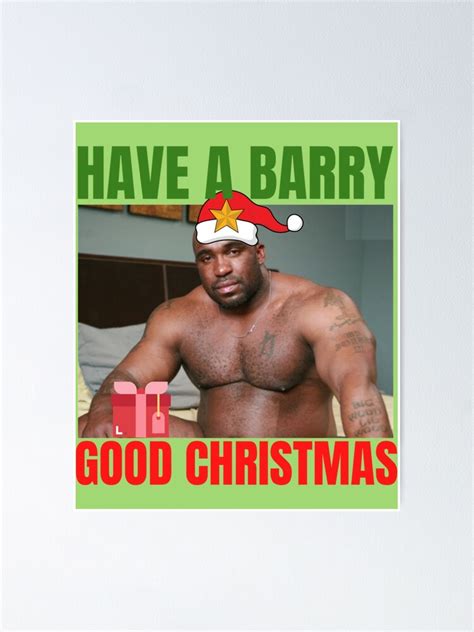 Big Dick Black Guy Meme Barry Wood Poster For Sale By Flookav Redbubble