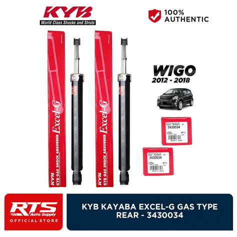 Kyb Kayaba Rear Shock Absorber For Toyota Wigo Excel G Gas