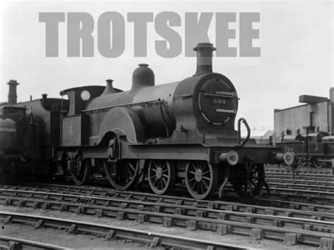 LARGER NEGATIVE LMS London Midland Scottish Steam Loco 689 Kentish Town