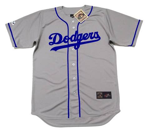 GIL HODGES | Brooklyn Dodgers 1955 Away Majestic Throwback Baseball Jersey