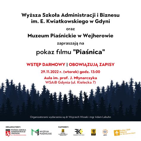 Projekcja Filmu O Zbrodni W Pia Nicy Kfk Gdynia