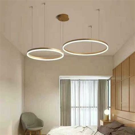 Archiwalne NOWOCZESNA LAMPA WISZĄCA LED żyrandol ring okrąg 60 40CM Rzeszów