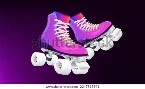 Roller Skates Illustration Retro Roller Skates Stock Vector Royalty Free 2247513341 Shutterstock