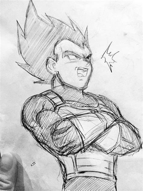 Vegeta Dibujo De Goku Dibujos De Dragón Vegeta Dibujo