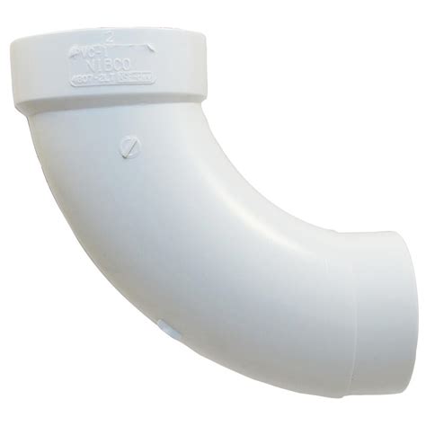 Nibco In Pvc Dwv Degree Spigot X Hub Long Turn Street Elbow