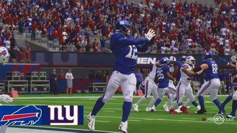 Buffalo Bills Vs New York Giants Madden Nfl 24 Simulation Madden24