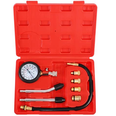 YSTOOL 8PCS Engine Compression Tester Kit Automotive 300PSI Cylinder