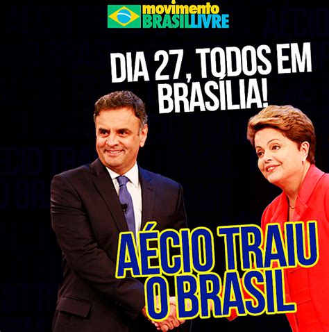 PSDB traiu o Brasil acusam grupos pró impeachment 21 05 2015 Poder