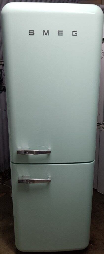 Mint Green Smeg Fab32v6 Retro Style Fridge Freezer For Sale In