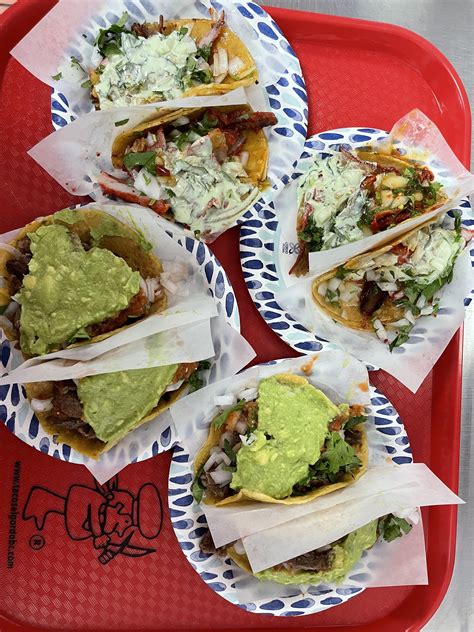 [i Ate] Tacos De Carne Asada And Tacos De Adobada At Tacos El Gordo R Food