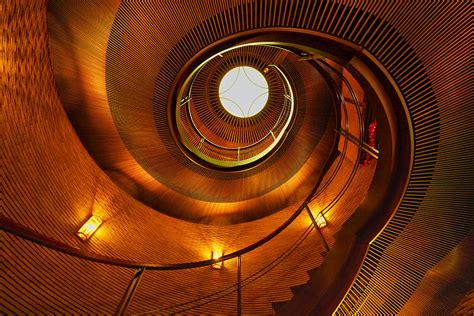 Golden Spiral Staircase No 2 Photograph By Hitoshi Yamada Fine Art America