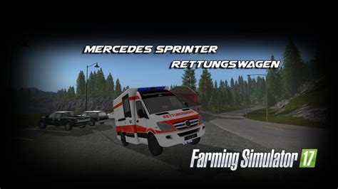 Ls Mercedes Sprinter Was Rtw V Feuerwehr Mod F R Landwirtschafts