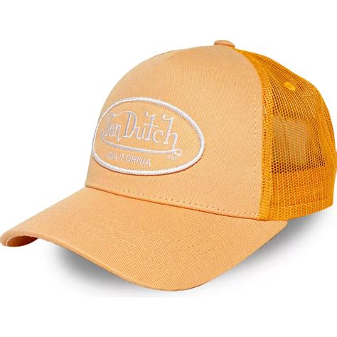 Boné curvo amarelo ajustável LOF B6B da Von Dutch Caphunters pt