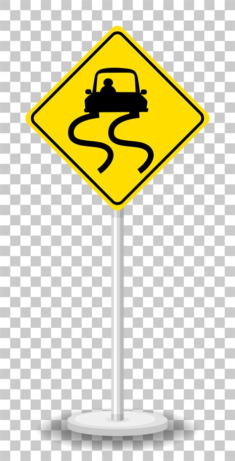 Yellow traffic warning sign 1522137 Vector Art at Vecteezy