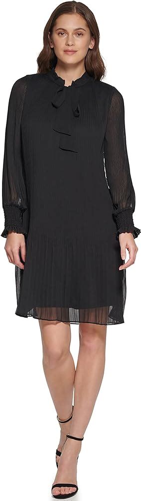 Dkny Black Pleated Dress Hotsell Innoemengpsuacth