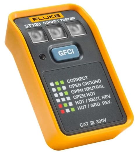 Fluke St120 Gfci Socket Tester Thermalcameraexperts