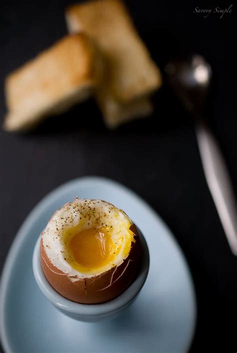 Perfect Soft Boiled Eggs Savory Simple