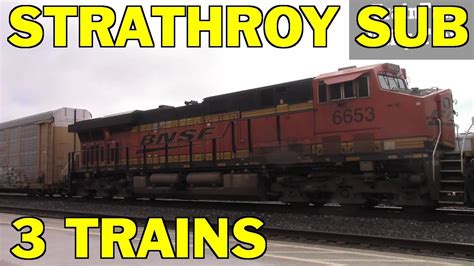 Railfanning Strathroy Sub Sarnia With 3 Trains Feb 04 2024 YouTube