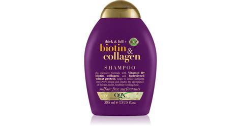 Ogx Biotin Collagen Champ Densificador Para Dar Volumen Al Cabello