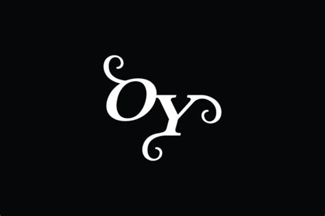 Monogram Oy Logo V Graphic By Greenlines Studios Creative Fabrica