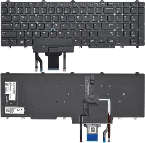 Wefly Laptop Keyboard Compatible For Dell Latitude 5550 5580 5590 5591