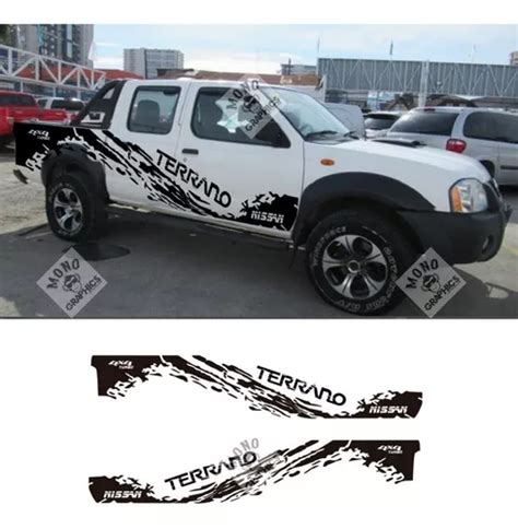 Stickers Adhesivo Nissan Terrano Fango Full Laterales Cuotas sin interés