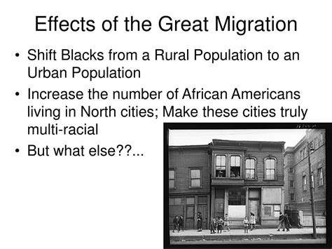 Ppt L4 The Great Migration Equality And Hierarchy The African