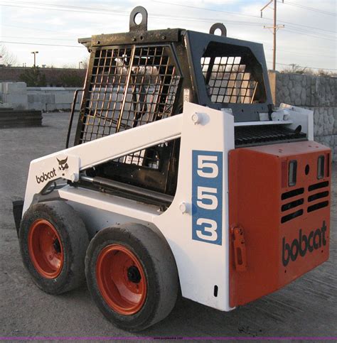 1995 Bobcat 553 Skid Steer In Wichita Ks Item A6020 Sold Purple Wave