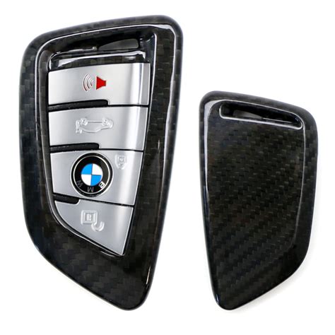 Black Carbon Fiber Smart Key Fob Shell For Bmw X1 X4 X5 X6 5 Series