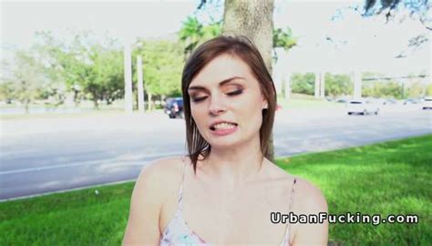 Brunette Fucks Huge Dick In Stairwell In Public Haven Rae TNAFlix Porn Videos