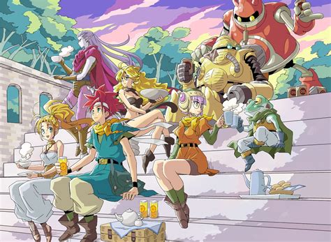 Lucca Ashtear Crono Marle Ayla Robo And 3 More Chrono Trigger