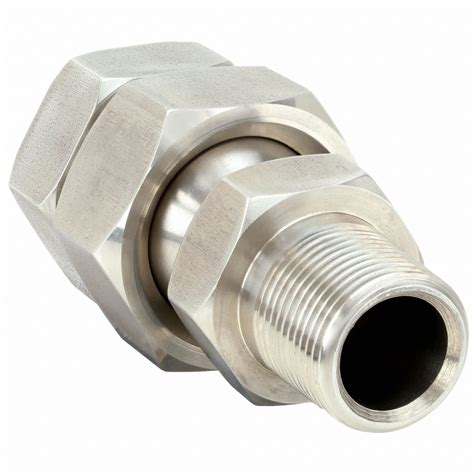 Exair Stainless Steel Swivel Connector With Npt Hose Connection