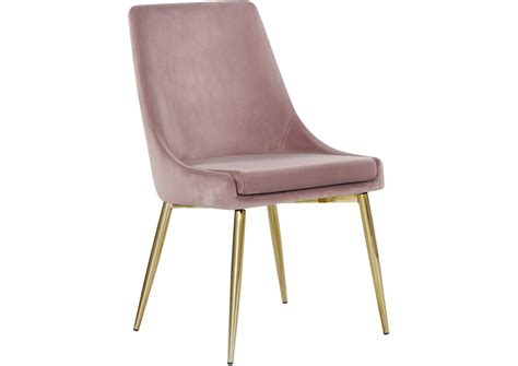 Karina Pink Velvet Dining Chair Set Of 2