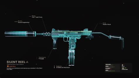 Silent Reel COD Warzone And Black Ops Cold War Weapon Blueprint