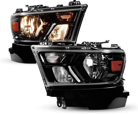 Wolfstorm Halogen Headlight Assembly For 2019 2022 Dodge Ram 1500