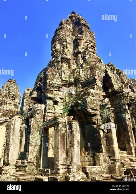 Angkor Thom temple Stock Photo - Alamy