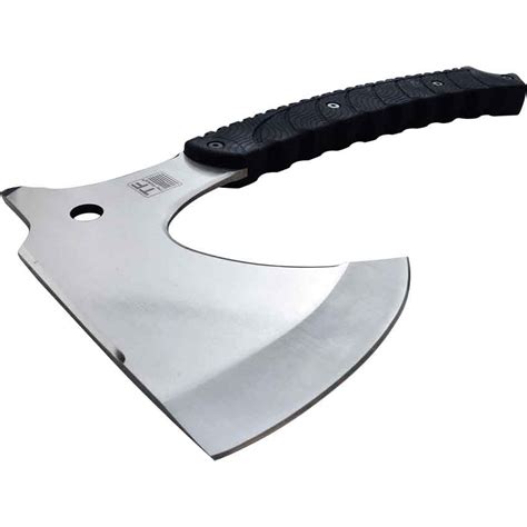 silver tactical tomahawk axe