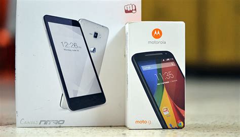 New Motorola Moto G Vs Micromax Canvas Nitro India Today