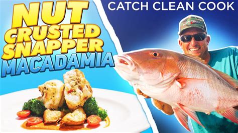 Macadamia Nut Crusted Snapper Catch Clean Cook Yellowtail And Mutton