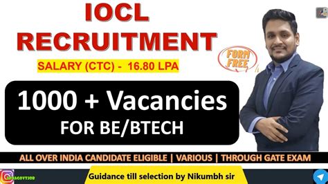 IOCL ENGINEER RECRUITMENT 2023 PSU RECRUITMENT THROUGH GATE EXAM