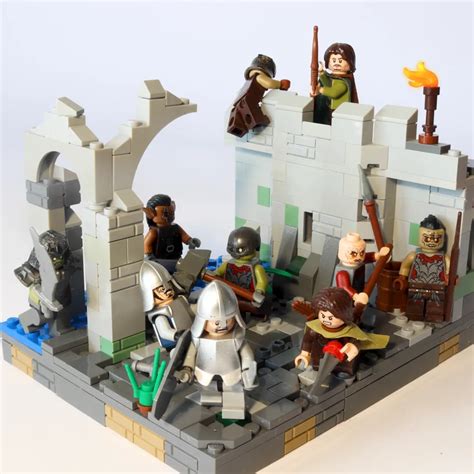 Lego Ideas Exploring The World Of Middle Earth Scene Battle Of