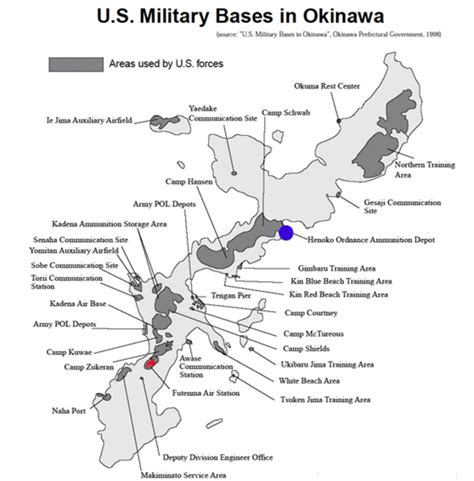 Map Of Okinawa Military Bases