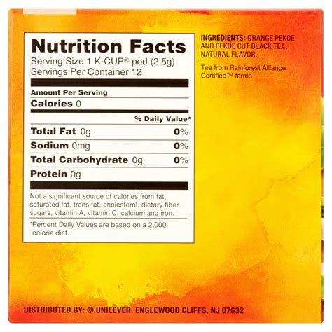 Lipton Unsweetened Iced Tea Nutrition Facts Besto Blog